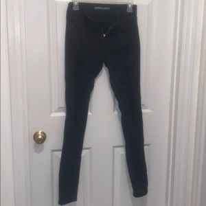 Express Black Distressed 00 leggings